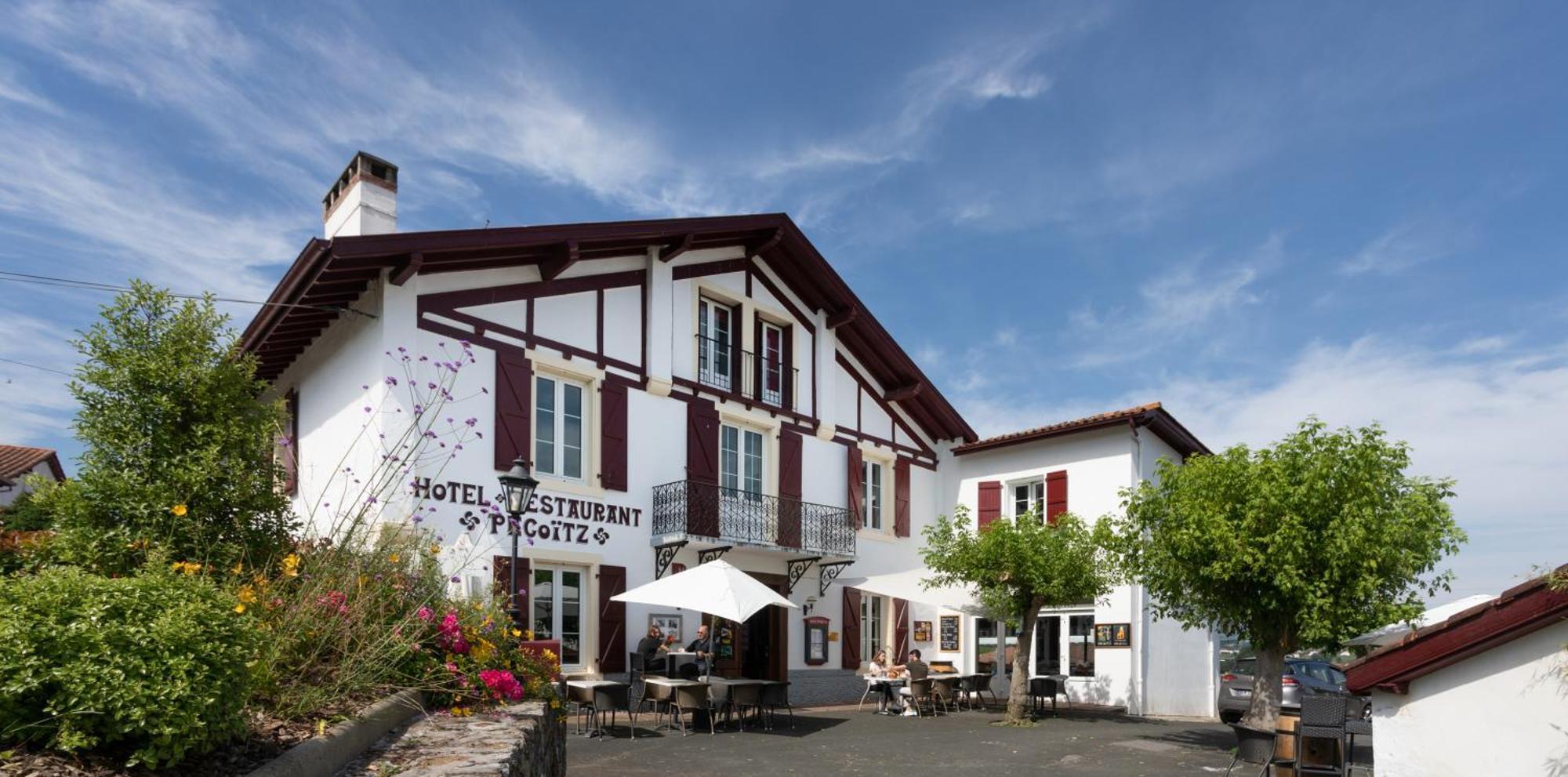 Hotel Restaurant Pecoitz Saint-Jean-Pied-de-Port Exterior foto